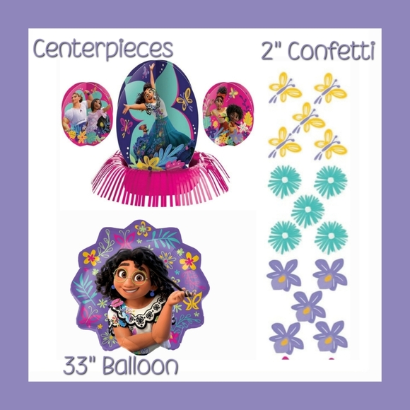 🆕Disney Encanto's Maribel - Party Kit - 33" Balloon & Decorations - Picture 3 of 9